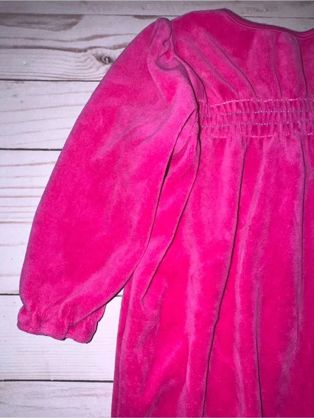 Okie Dokie vintage velour romper